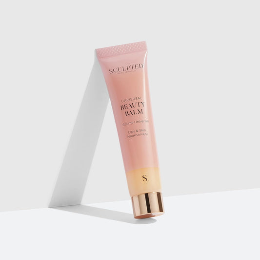 Sculpted Beauty Balm - Travel-Friendly, Vegan, Clear Lip Balm And Skin Nourishment For Hydrating And Moisturising Lips With Hyaluronic Acid, Shea Butter And Cica (15Ml)