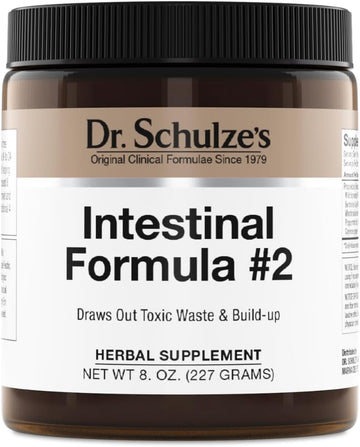 Dr. Schulze's | Intestinal Formula #2 | Herbal Colon Cleanse Formula | 8 Oz. Jar