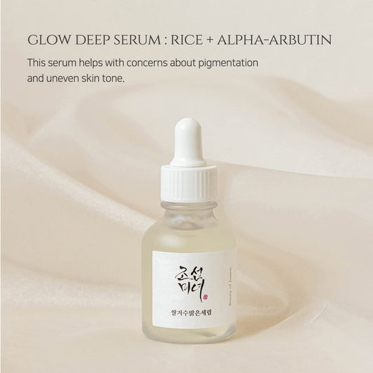 Beauty Of Joseon Serum Line Glow Deep Serum :Rice +Alpha-Arbutin (30Ml) + Glow Serum : Propolis+Niacinamide (30Ml)