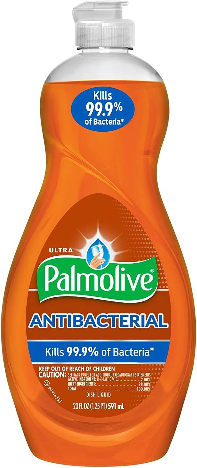 Palmolive, Ultra Dish Liquid Ounce US04232A, Orange, Antibacterial, 20 Fl Oz