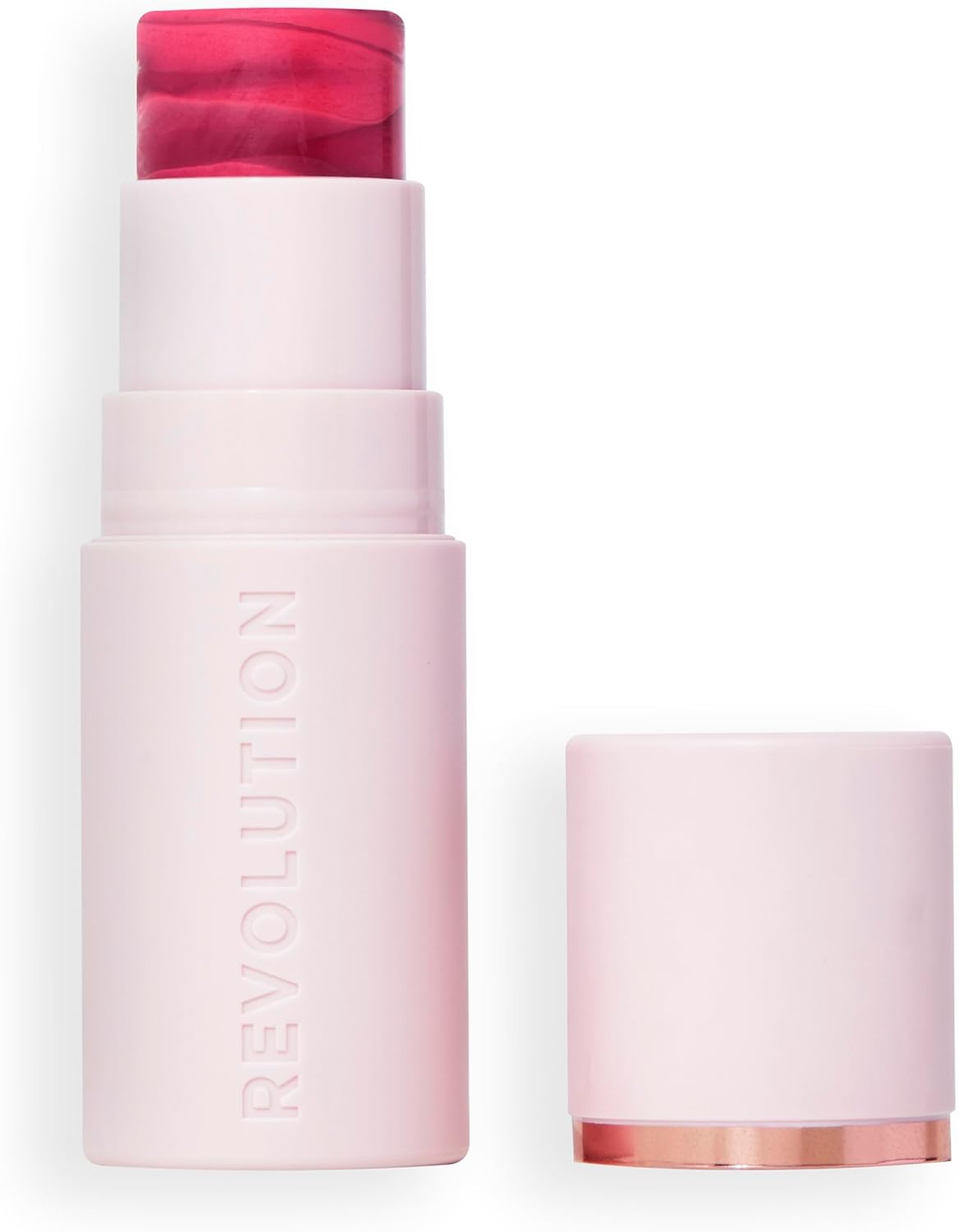 Revolution, Skin Silk Marble Blush Stick, Buildable Colour for Cheek, Eye, & Lip, Cream-to-Powder Formula, Vegan & Cruelty-Free, Berry Flush, 4.5g : Amazon.co.uk: Beauty
