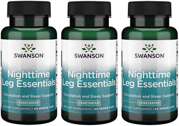 Swanson Nighttime Leg Essentials 60 Veg Capsules (3 Pack)