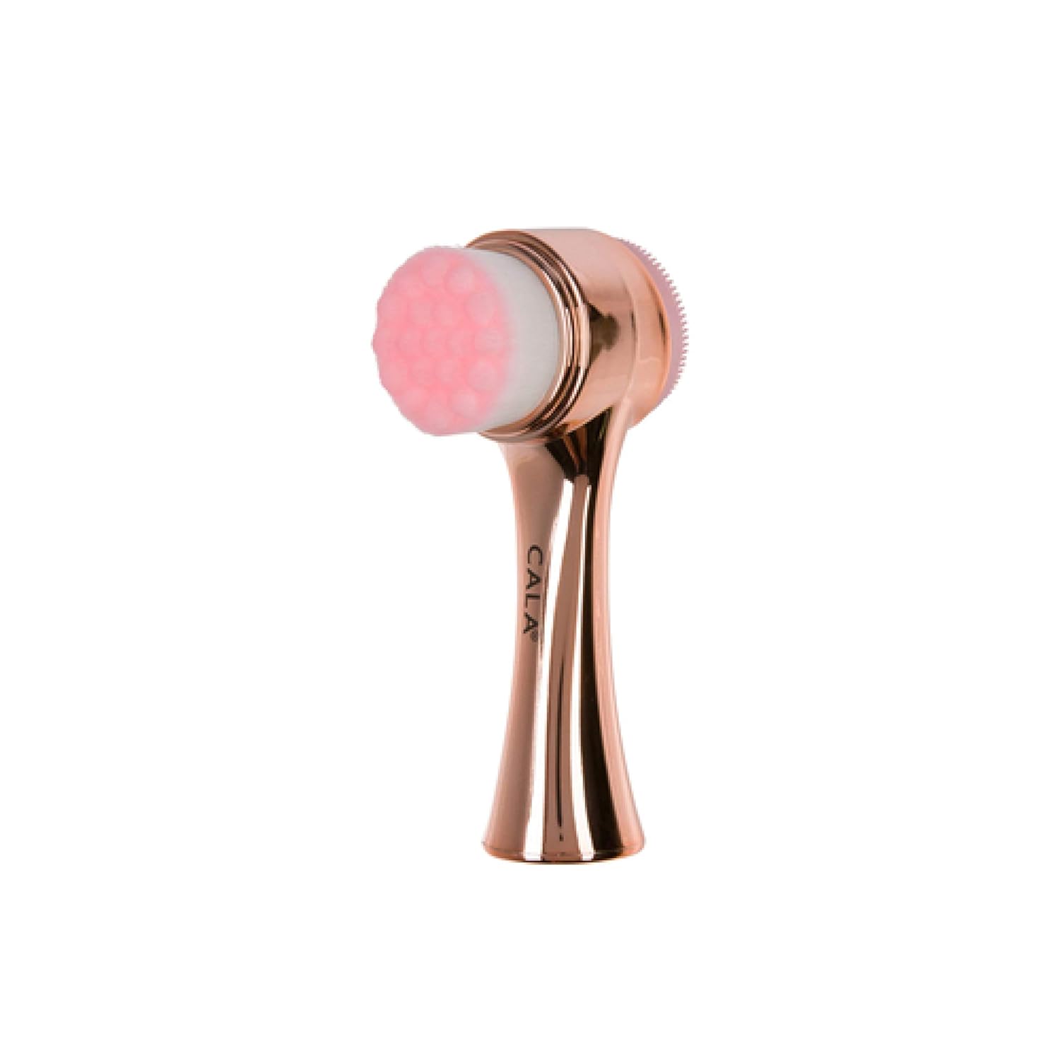 Cala Dual-Action Rose Gold Facial Cleansing Brush