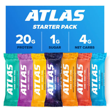 Atlas Bar - Real Protein Bar (Variety Pack)