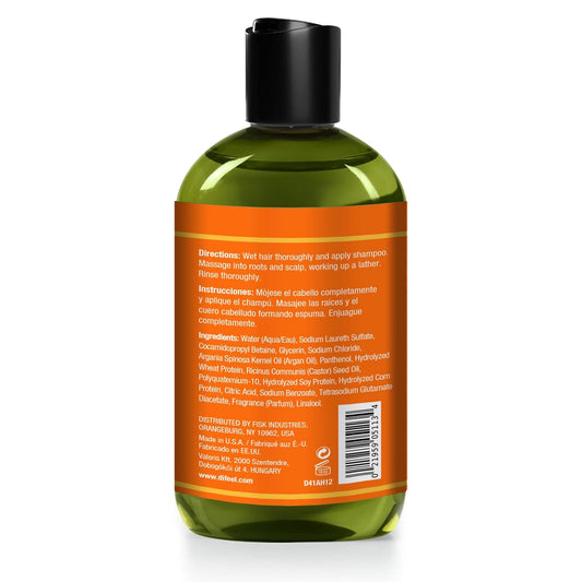 Difeel Argan Hydrating Shampoo 12 Oz. - Argan Oil Shampoo, Natural Paraben Free Shampoo For Hair …