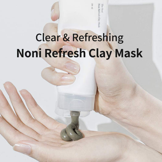 Celimax The Real Noni Refresh Clay Mask | Clarifying Deep Pore Cleansing, Hydrating, Pore Minimizer, For Oily Combination Skin, Blackhead, Korean Face Mask,120G