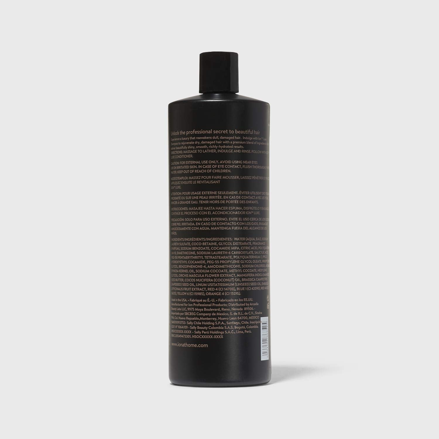 ion Luxe Shampoo, Hydrating, Premium Oil Blend, Strengthening, Dry, Damaged Hair : Beauty & Personal Care