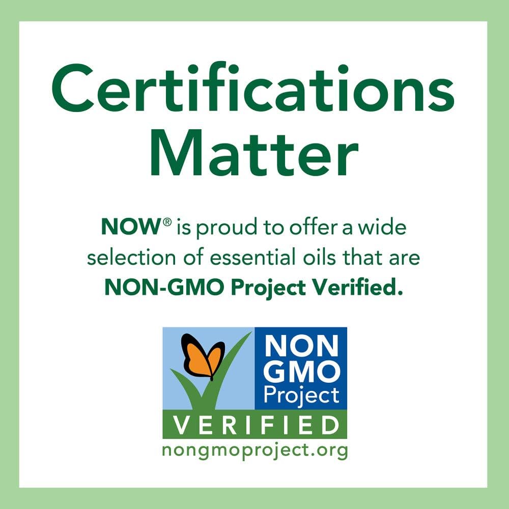 NOW Essential Oils, Citronella Oil, Freshening Aromatherapy Scent, Steam Distilled, 100% Pure, Vegan, Child Resistant Cap, 1-Ounce : Health & Household