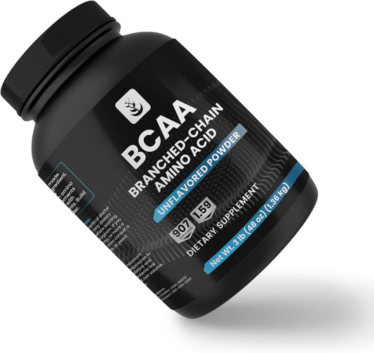 Pure Original Ingredients 2:1 Bcaa Powder, 3 Lbs, Branched-Chain Amino Acids, Unflavored, 907 Servings, Always Pure, No Additives Or Fillers