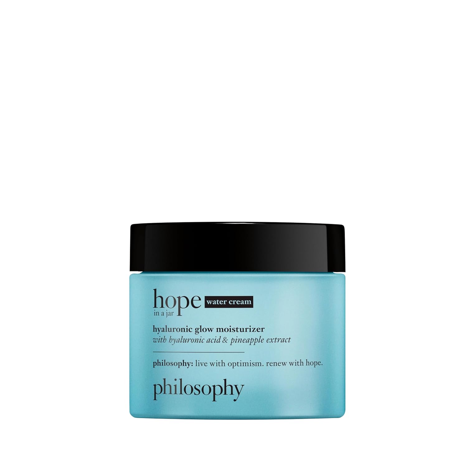 philosophy hope in a jar hyaluronic glow water cream moisturizer, 2 Fl. Oz