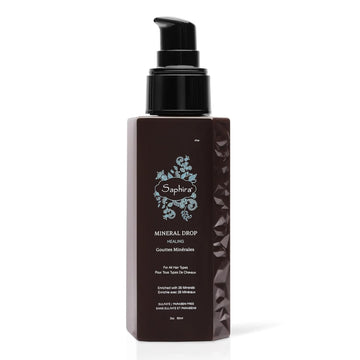 Saphira Mineral Drop Hair Serum For Hair Growth And Frizz Control, Softens, Heals And Styles All Hair Types, Sulfate-Free, Paraben-Free