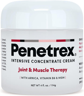 Penetrex Joint & Muscle Therapy ? Soothing Comfort for Back, Neck, Hands, Feet ? Premium Whole Body Rub with Arnica, Vitamin B6 MSM & Boswellia ? Non-Greasy 4oz Cream