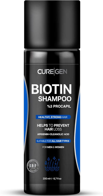 Curegen Biotin Shampoo For Hair Growth And Thinning Hair – Thickening Formula For Hair Loss Treatment – For Men & Women