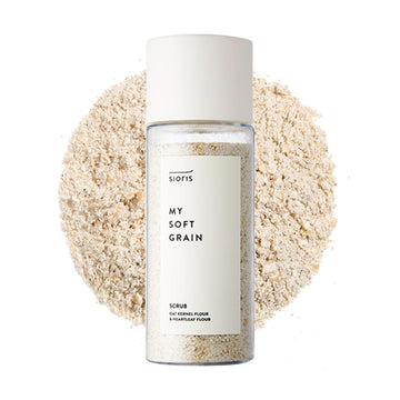 Sioris My Soft Grain Scrub 45G 1.58 Oz. Organic Oat Meal Powder Eliminate Impurities And Dirt From The Pores, Without Irritating The Skin, Korean Skincare Gift