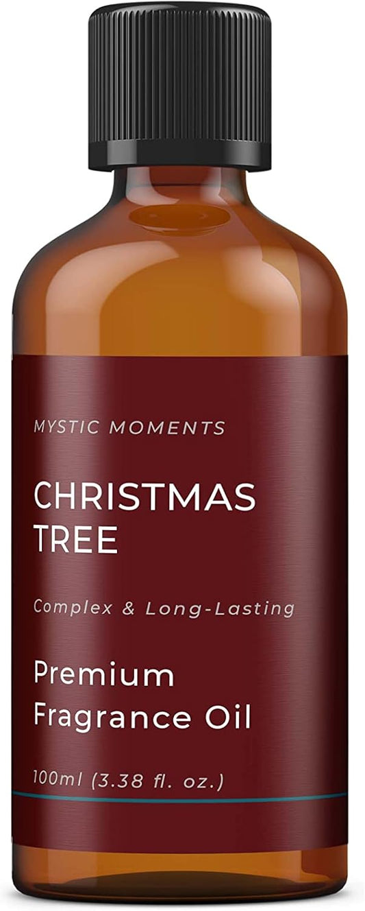 Mystic Moments | Christmas Tree Fragrance Oil - 100ml - Perfect for Soaps, Candles, Bath Bombs, Oil Burners, Diffusers and Skin & Hair Care Items