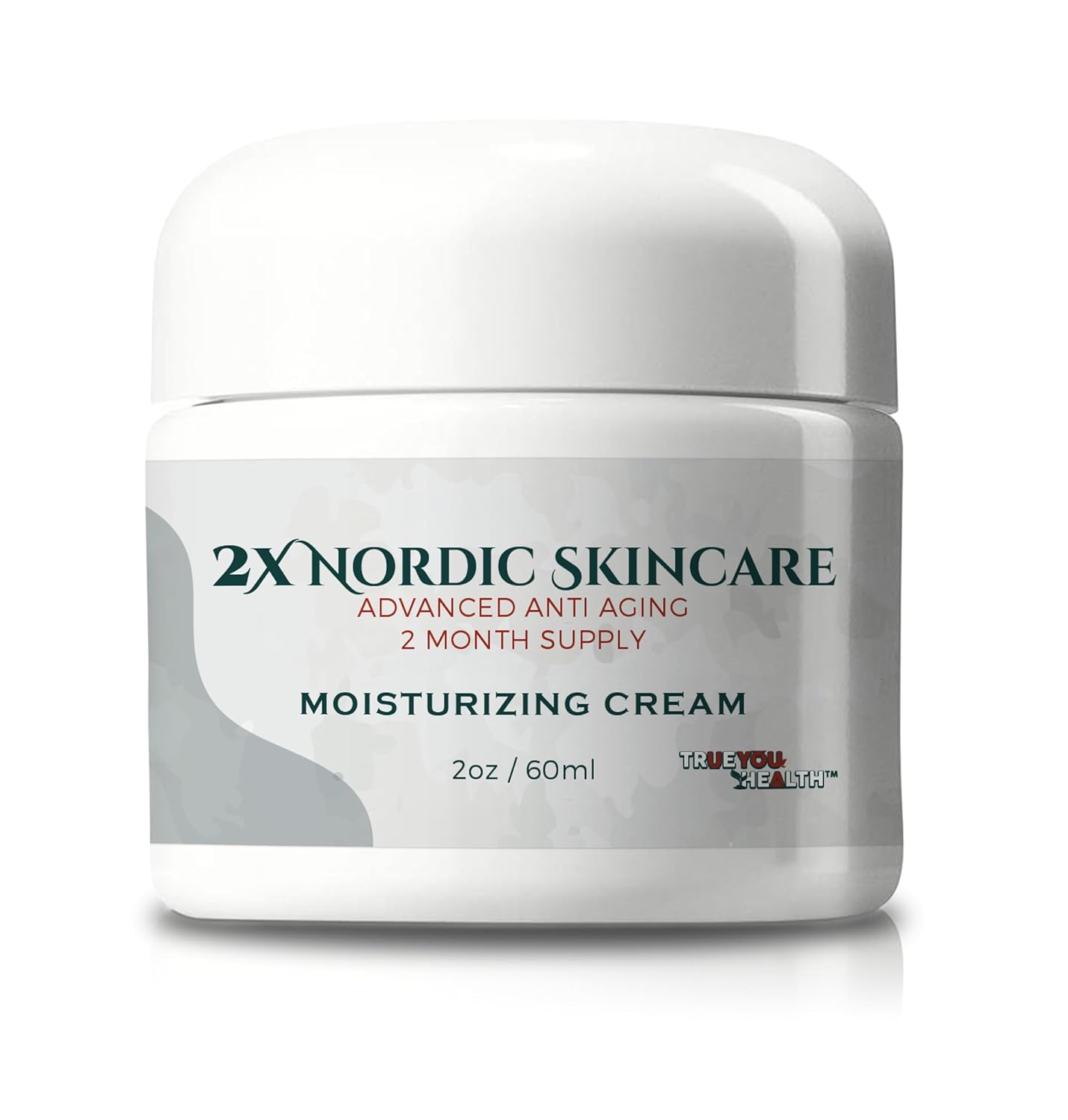 2X Nordic Skincare Cream - 2 Month Supply - Anti Aging Face Cream - Firm & Hydrate - Vitamin A, Collagen, & Ceramide Infused Anti-Aging Moisturizing Cream - Anti-Wrinkle - Vitamin C For Dark Spots