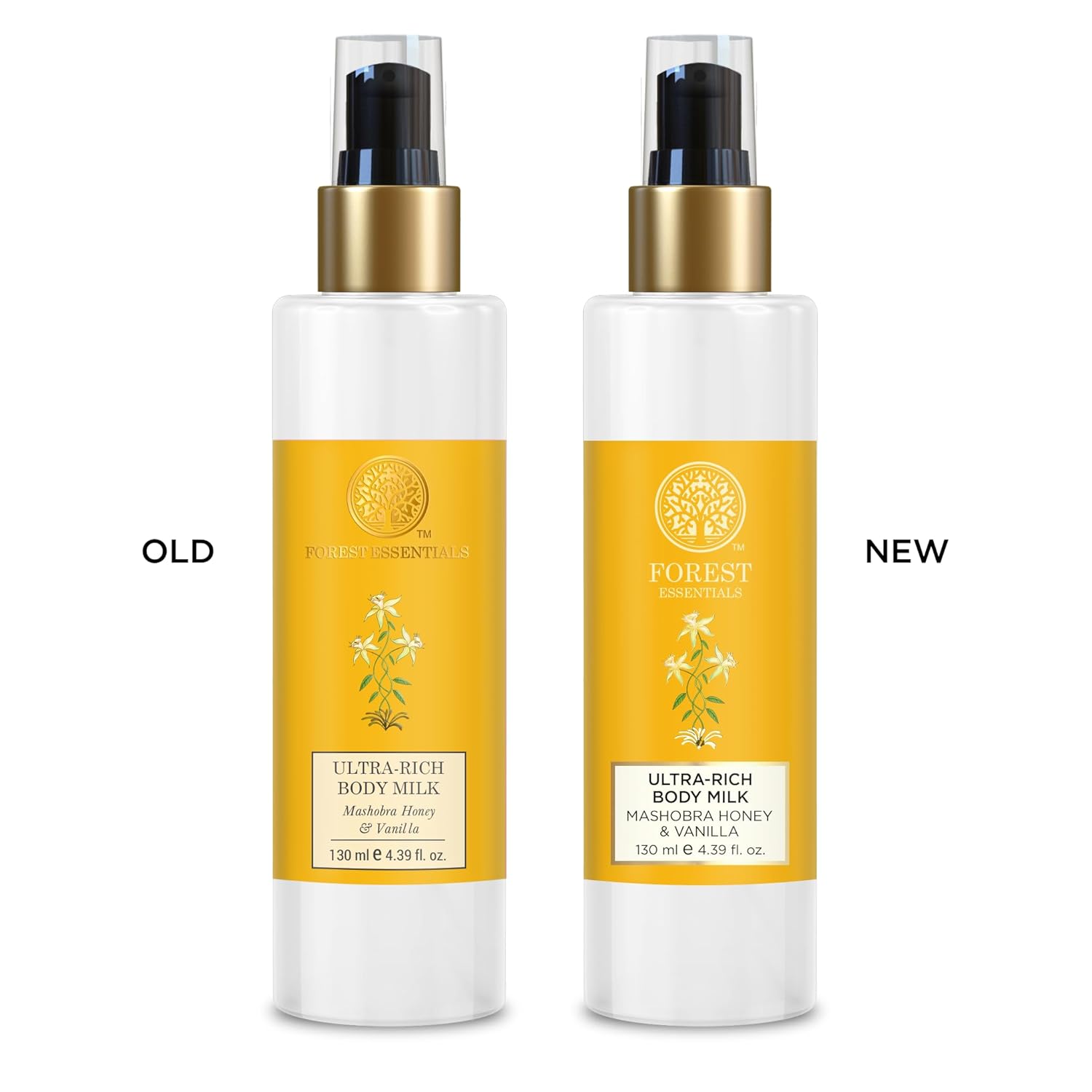 Forest Essentials Ultra-Rich Body Milk Mashobra Honey & Vanilla 130Ml (Body Lotion) : Beauty & Personal Care