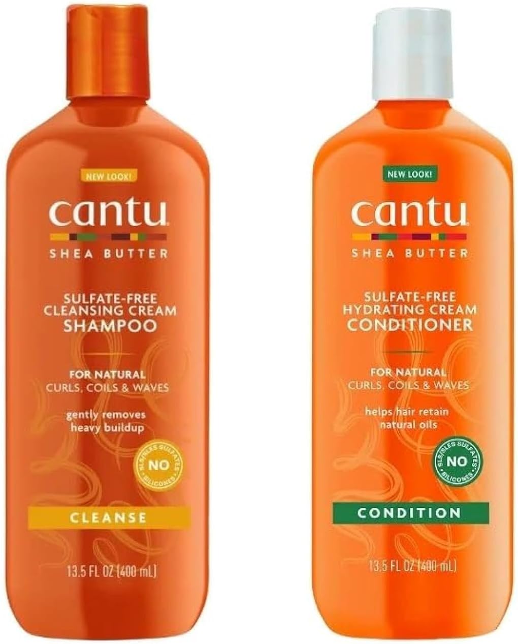 Cantu Shea Butter For Natural Hair Shampoo And Conditioner, Sulphate Free