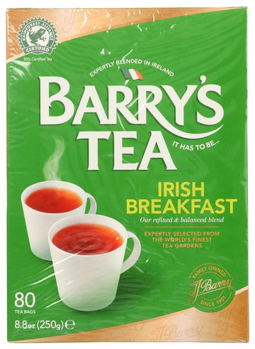 Barrys Tea Irish Breakfast Tea, 80 Ct