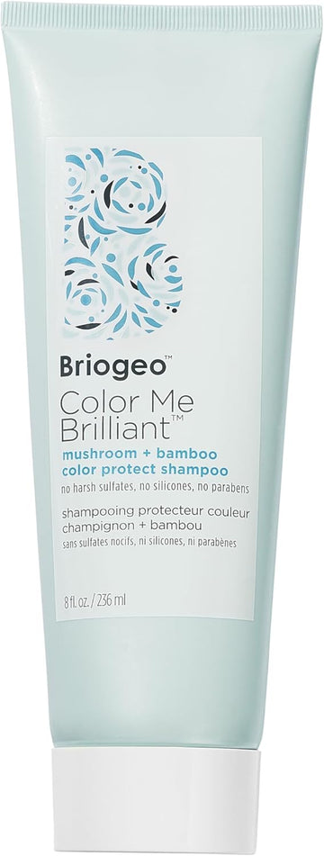 Colour Protect Shampoo - Briogeo Color Me Brilliant Mushroom + Bamboo Shampoo - Hair Colour Protection - Vegan Shampoo - Phalate & Paraben-Free