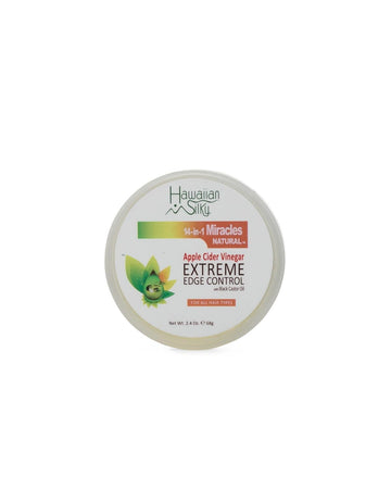 Hawaiian Silky 14-in-1 miracles extreme edge control 2.4 ounce, White, 2.4 Ounce