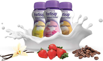 Fortisip Compact 4X125Ml (All Flavours) X2 (2 Boxes - 8X125Ml) (Strawberry)