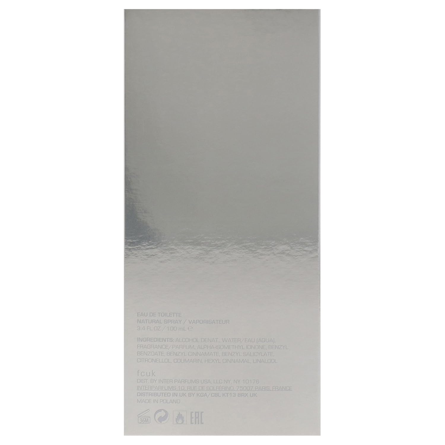 French Connection Uk French Connection Fcuk For Women. Eau De Toilette Spray 3.4 Ounces : Beauty & Personal Care