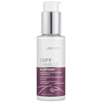 Joico Defy Damage Sleepover Overnight Nourishing Treatment | Instantly Softens & Smooths | Strengthen Bonds | Reduce Breakage & Split Ends | No Rinse Formula | With Arginine & Keratin