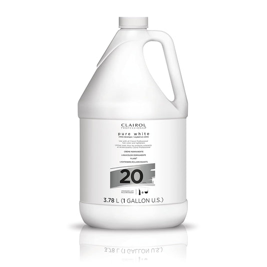 Clairol Professional Pure White 20 volume Crème Developer, 128 oz : Beauty & Personal Care