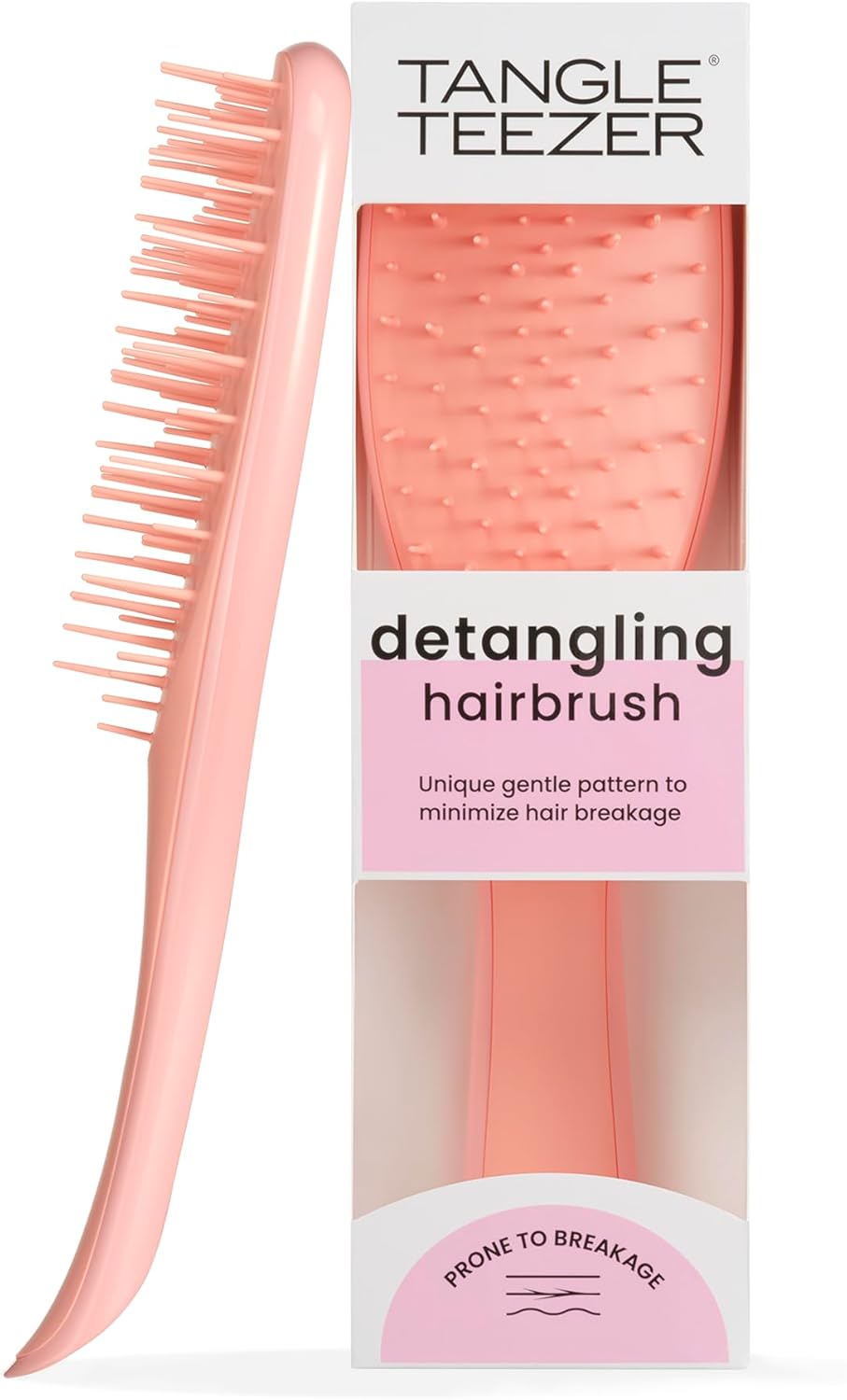 Tangle Teezer Extra Gentle Ultimate Detangler Hairbrush, Less Tension To Minimise Breakage, Effective And Extra Gentle Detangling, Safe For Uuse On Wet And Dry Hair, For All Hair Types, Eucalyptus