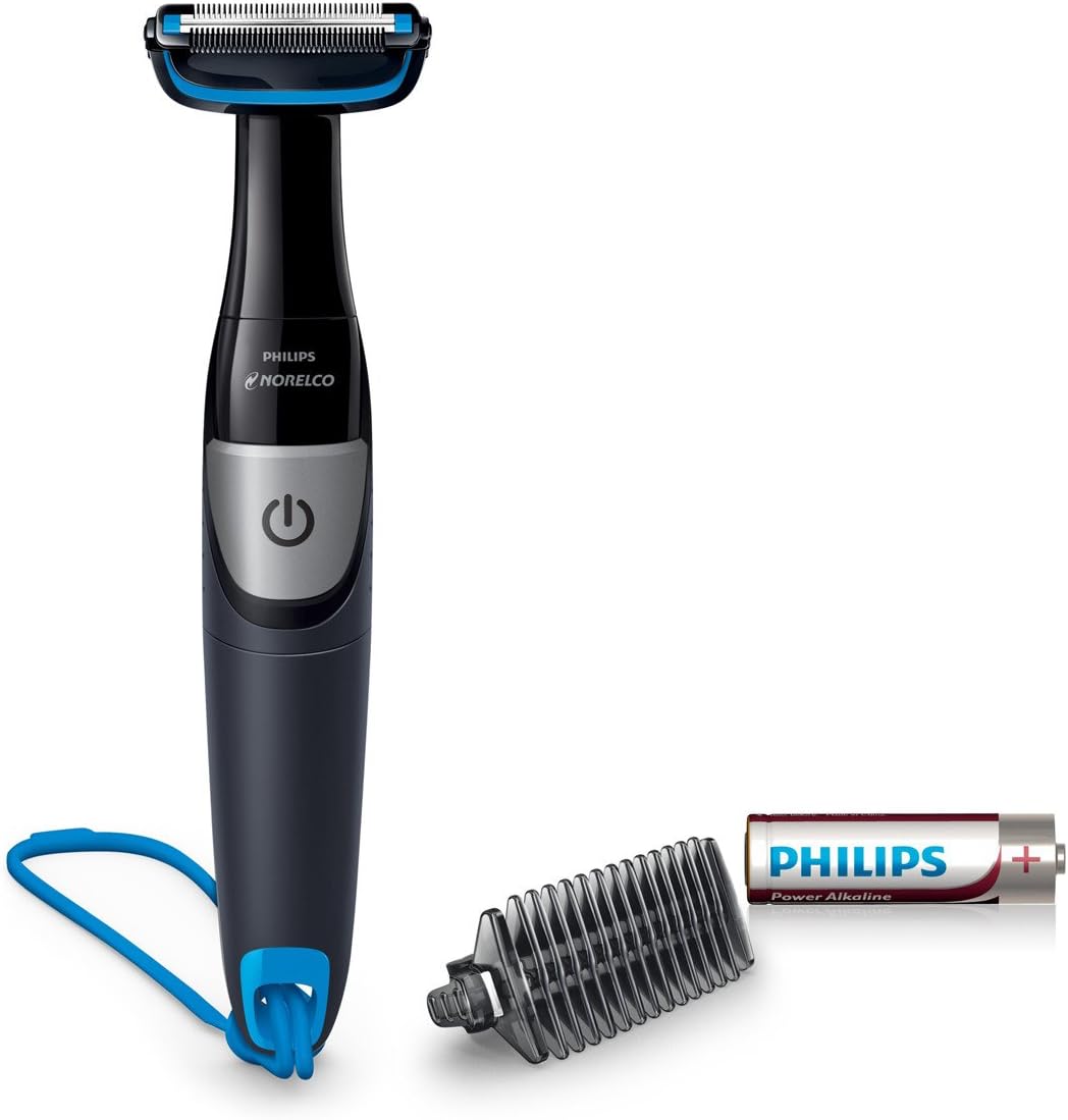 Philips Norelco Bodygroom Series 1100, Bg1026/60, Showerproof Body Hair Trimmer And Groomer For Men