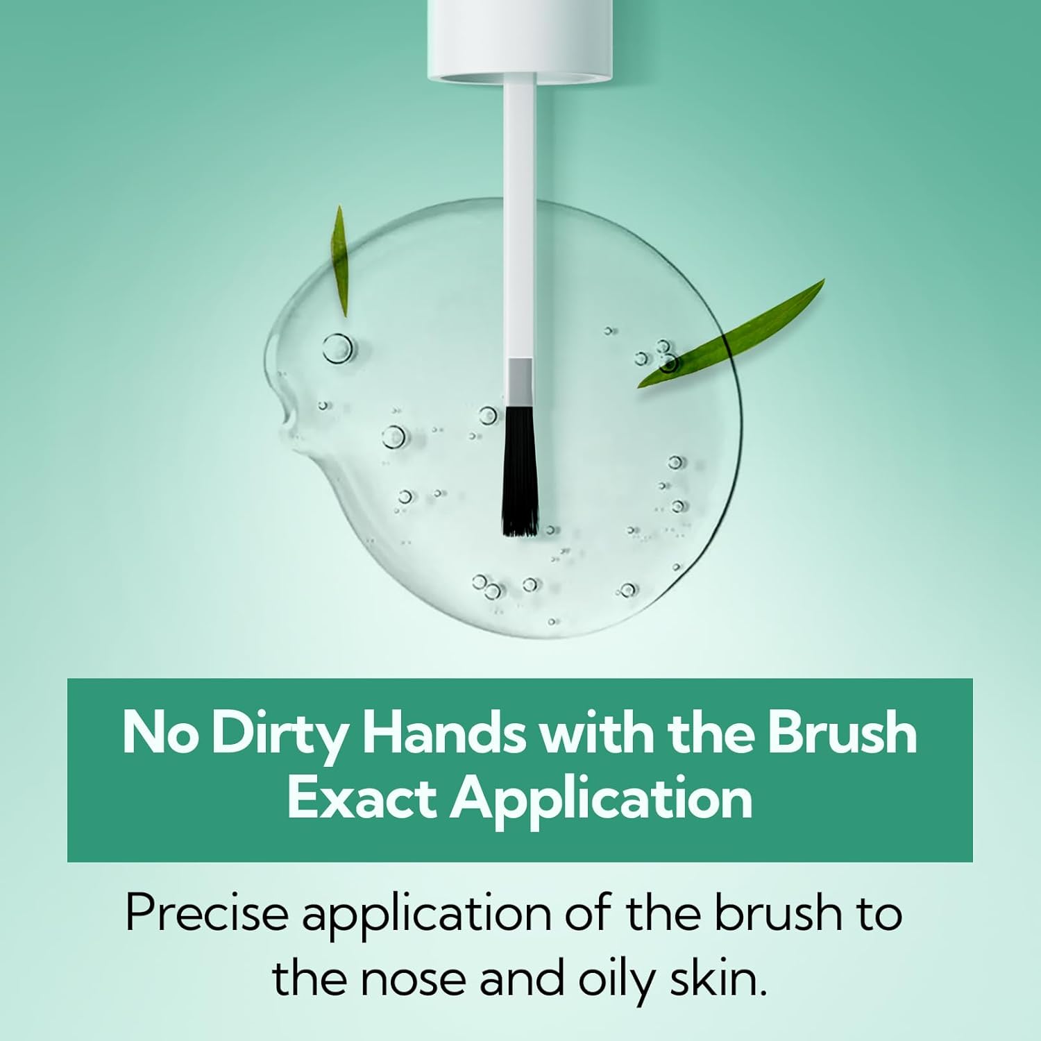 Breylee Blackhead Remover Mask, Tea Tree Oil Nose Pore Strips +100 Papers, Puntos Negros, Peel Off Mask For Nose And Face, Pore Cleanser Purifying, Brush Desigh : Beauty & Personal Care