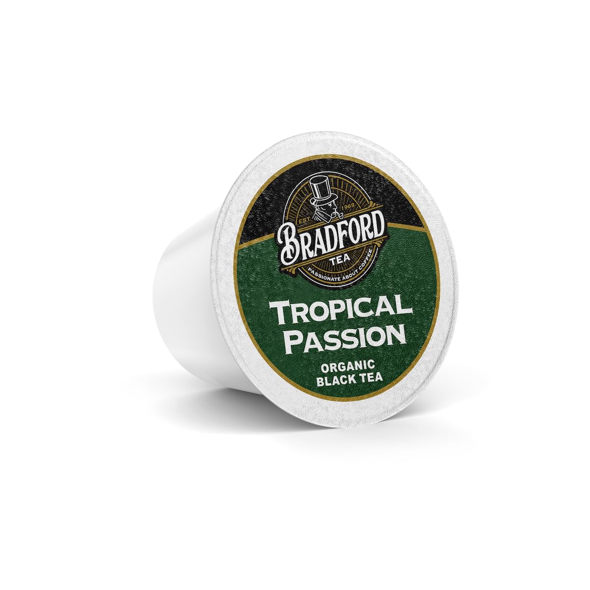 Bradford Organic Tea Pods For Keurig Brewers, Variety Pack Of 96 Count, 7 Unique Blends: English Breakfast, Tropical Passion, Green Tea, Ginger Peach, Chai Tea, Peppermint Tea, Earl Grey, Compatible With Keurig K-Cup Machines