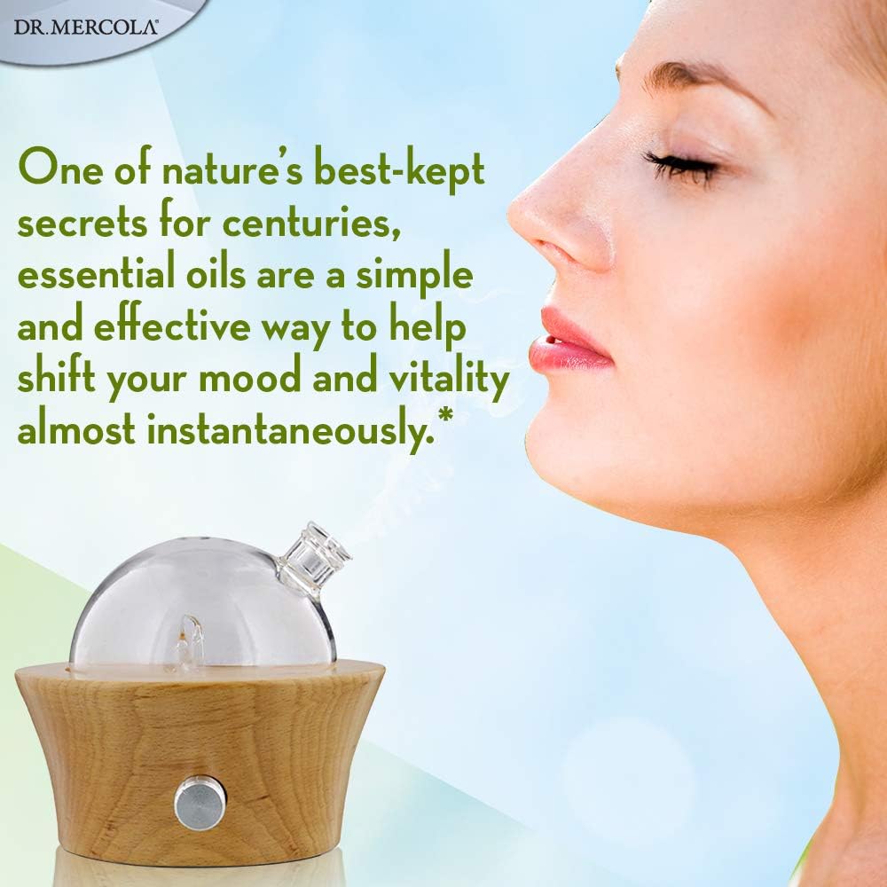 Dr. Mercola, Dry Aroma Diffuser, for Use with Essential Oils, Waterless Diffuser : Health & Household