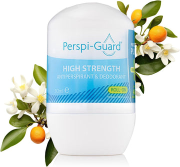 Perspi-Guard Strong Antiperspirant And Roll-On Deodorant With Neroli – 48-Hour Scented Deodorant For Men And Women To Prevent Sweating And Odours W/Aloe Vera And Kojic Acid - Twin Pack