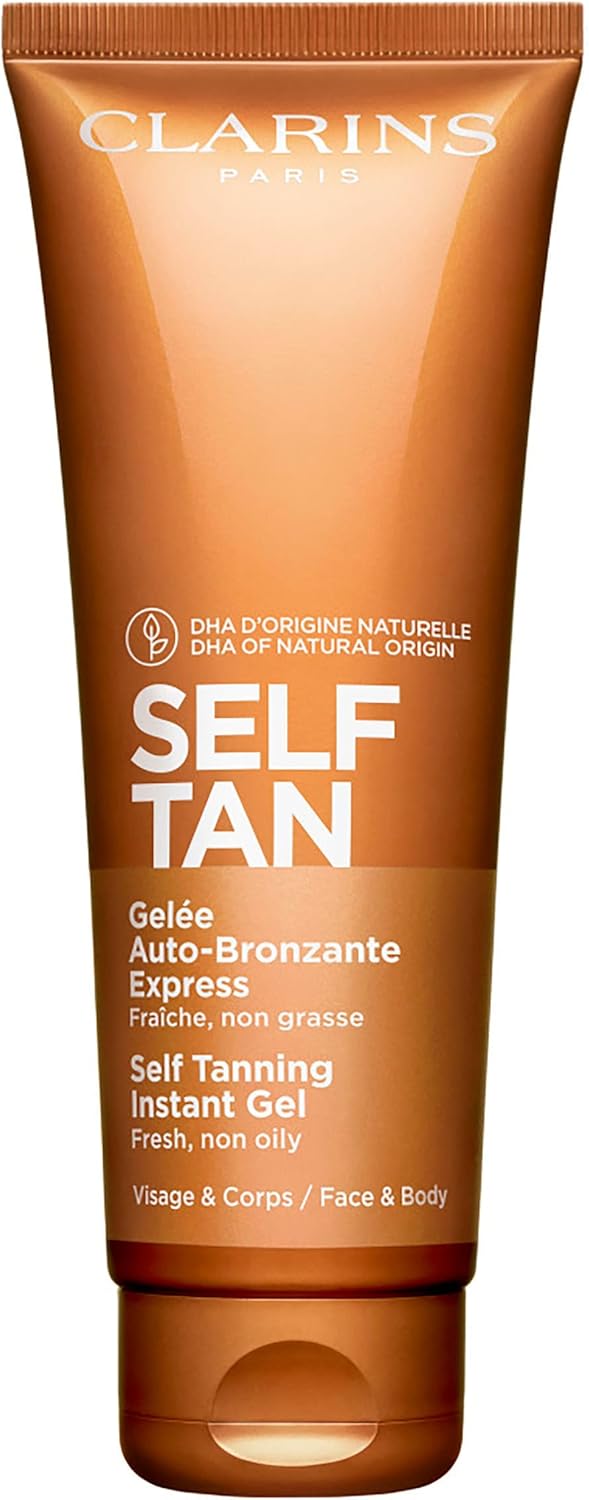 Clarins Self Tanning Instant Gel 125Ml | Fast-Drying, Streak-Free Bronzing Gel For A Natural, Radiant Glow