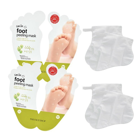 THE FACE SHOP Smile Foot Peeling Mask,K-Beauty : Beauty & Personal Care