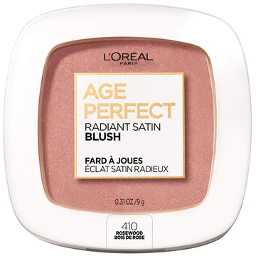 L'Oreal Paris Age Perfect Radiant Satin Blush With Camellia Oil, Rosewood