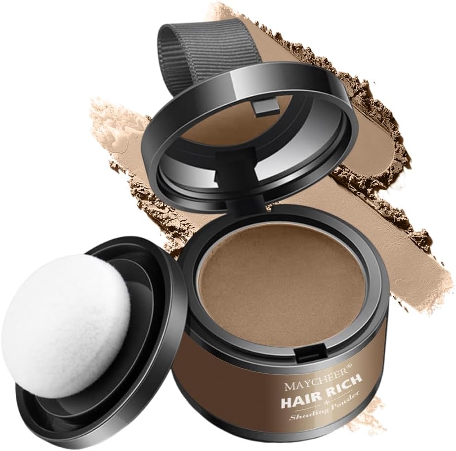 Hairline Powder, Hair Shadow, Hair Root Concealer, Hairline Shadow Cover Up Powder Use For Filling In Thinning Hair, Hair Root Concealer For Makeup For Men And Women, Gray