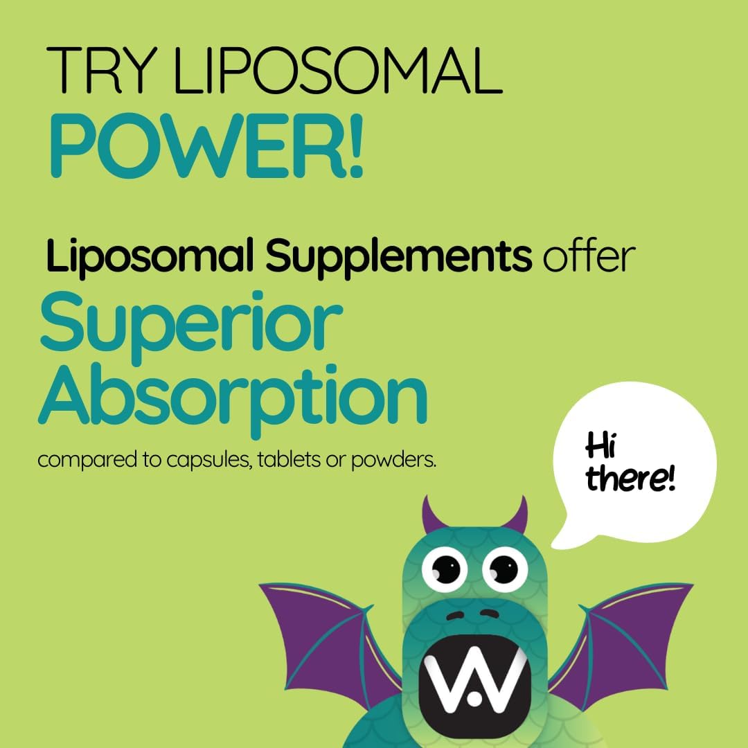 WELL ACTUALLY Kids Liposomal Magnesium Glycinate (250 ml) – Great Tasting Mighty Liquid Magnesium Supplement for Children | Sleep, Energy & Brain Support – Vegan, Apple & Blackcurrant : Amazon.co.uk: Health & Personal Care