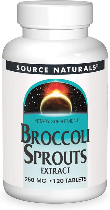 Source Naturals Broccoli Sprouts Extract 250 Mg Sulforaphane - 120 Tablets