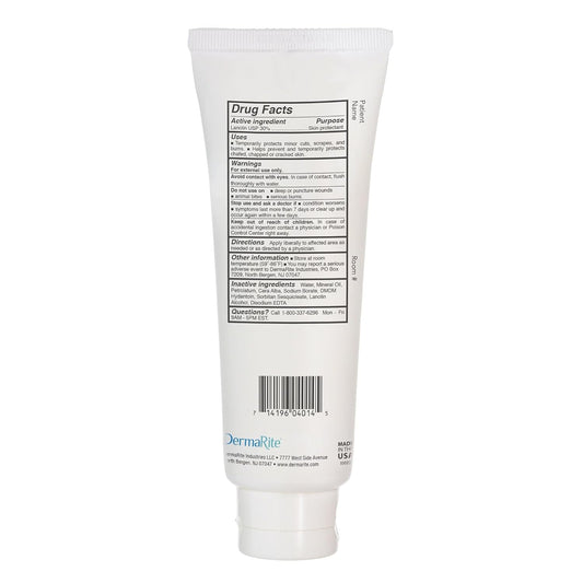 Dermarite'S Lantiseptic Dry Skin Therapy Skin Protectant - Scented Moisturizing Cream, Enriched With 30% Lanolin - 4 Oz. Tube, 12 Count