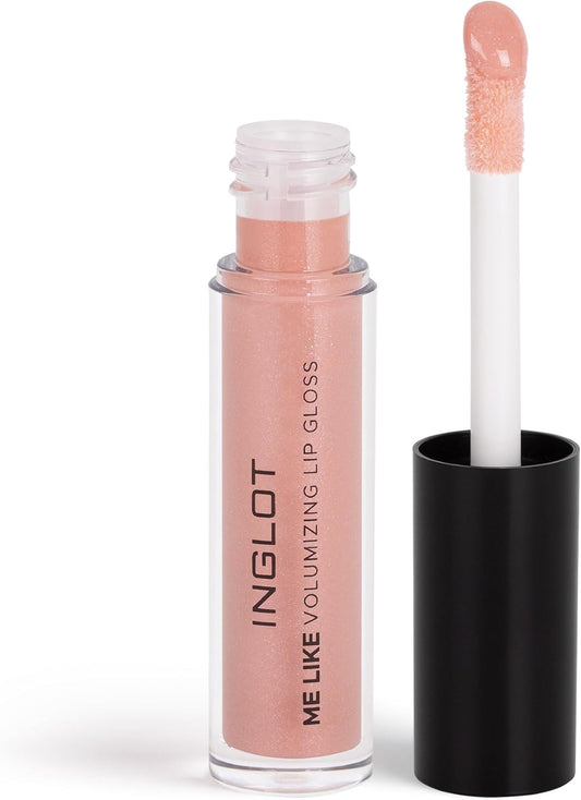 Inglot Me Like Volumizing Lip Gloss – High-Shine Gloss For Luscious Lips | Plumping Effect And Vibrant Tint | Hydrating Gloss With Long-Lasting Shine | 4.8 Ml | 52