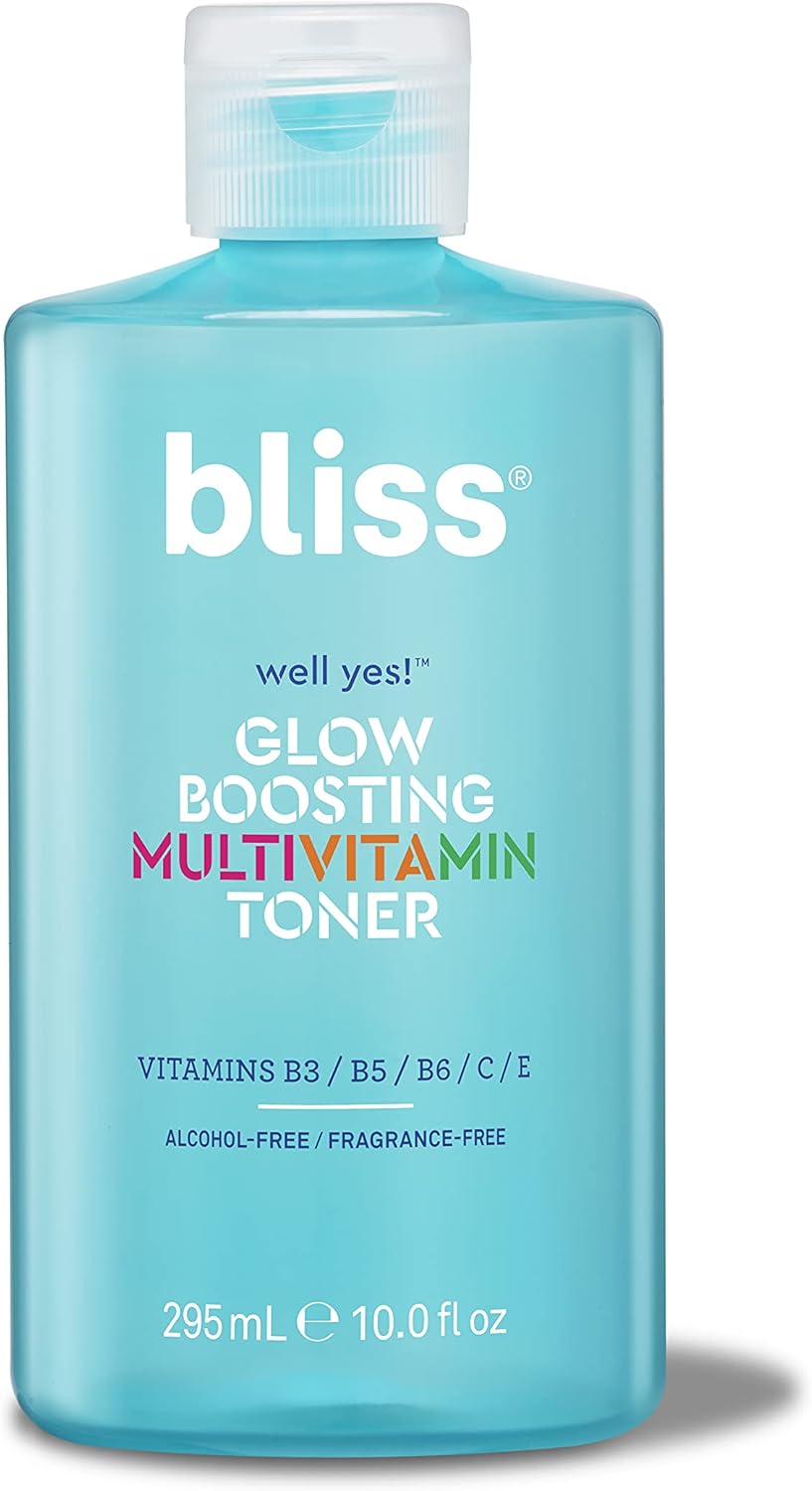 Bliss Well Yes Hydrating Toner With Vitamin B3, B5, B6, C & E - Brightens, Soothes, And Balances Skin - Alcohol-Free, Ideal For Sensitive & Oily Skin