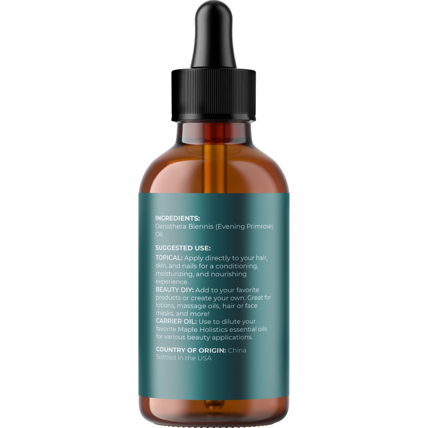 Pure Evening Primrose Oil for Skin - Cold Pressed Natural Face Moisturizer and Nourishing Hair Oil - Use in DIY Skin Care for Dry Flaky Skin Hydration and as a Carrier Oil for Essential Oils Mixing : Beauty & Personal Care