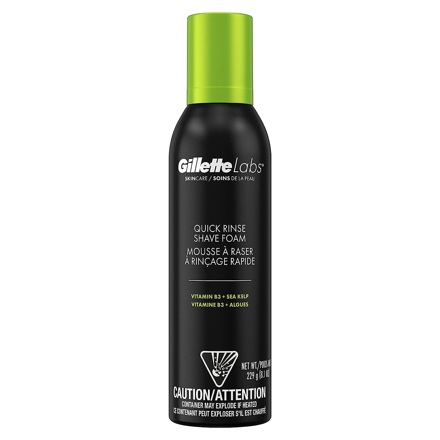 Gillette Labs Quick Rinse Lightweight Shave Foam