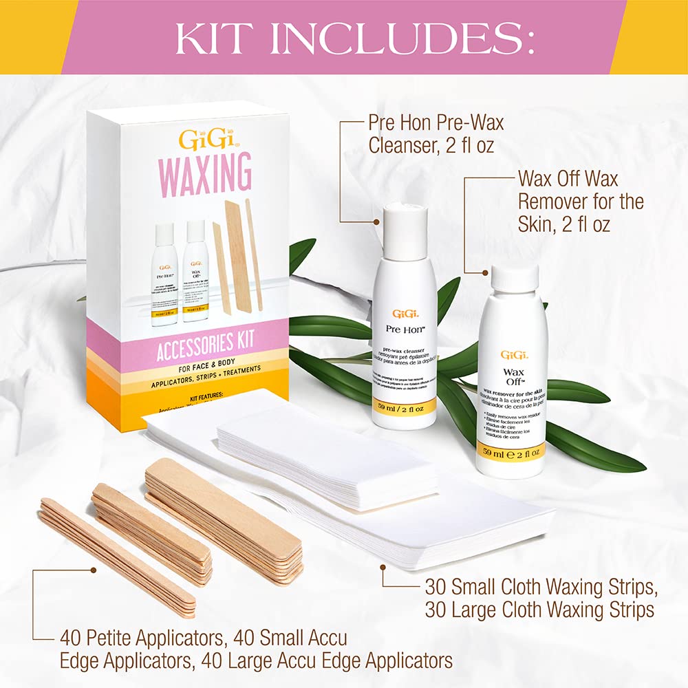 Gigi Wax Essentials, Applicators & Muslin Strips For Face & Body : Beauty & Personal Care
