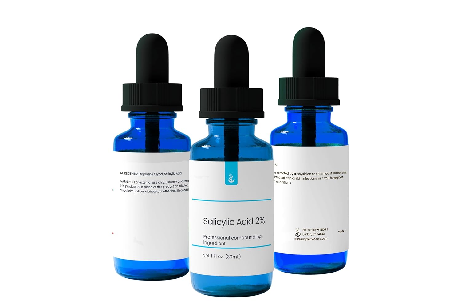 Pure Original Ingredients Salicylic Acid 2% Solution (30 mL), Pure & Simple Serum : Beauty & Personal Care