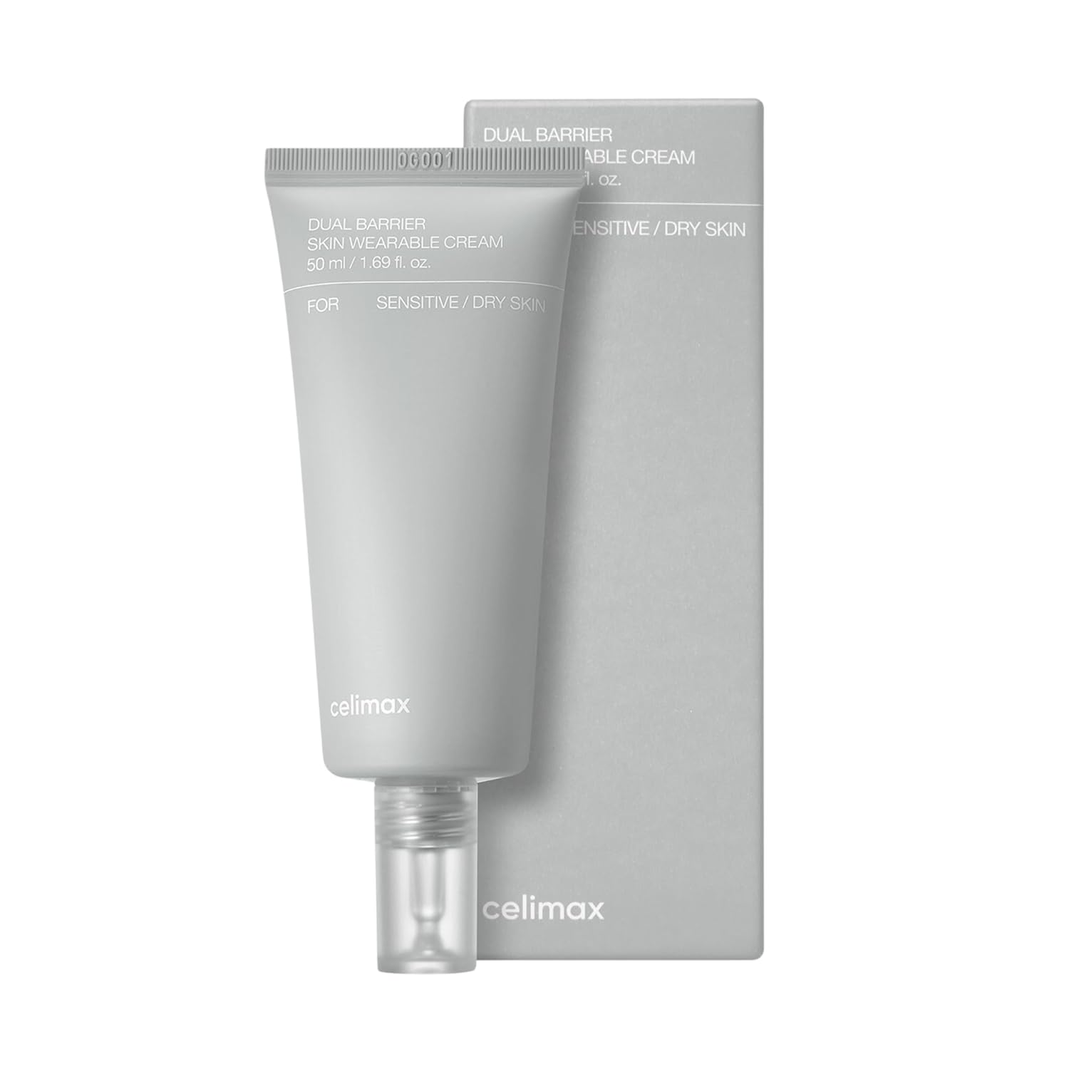 Celimax Dual Barrier Skin Wearable Cream | Long Lasting Cream Face Moisturizer With Ceramides, Hyaluronic Acid, Moisturizing, Hydrating, Soothing, Repairing, Day & Night Cream, 50Ml