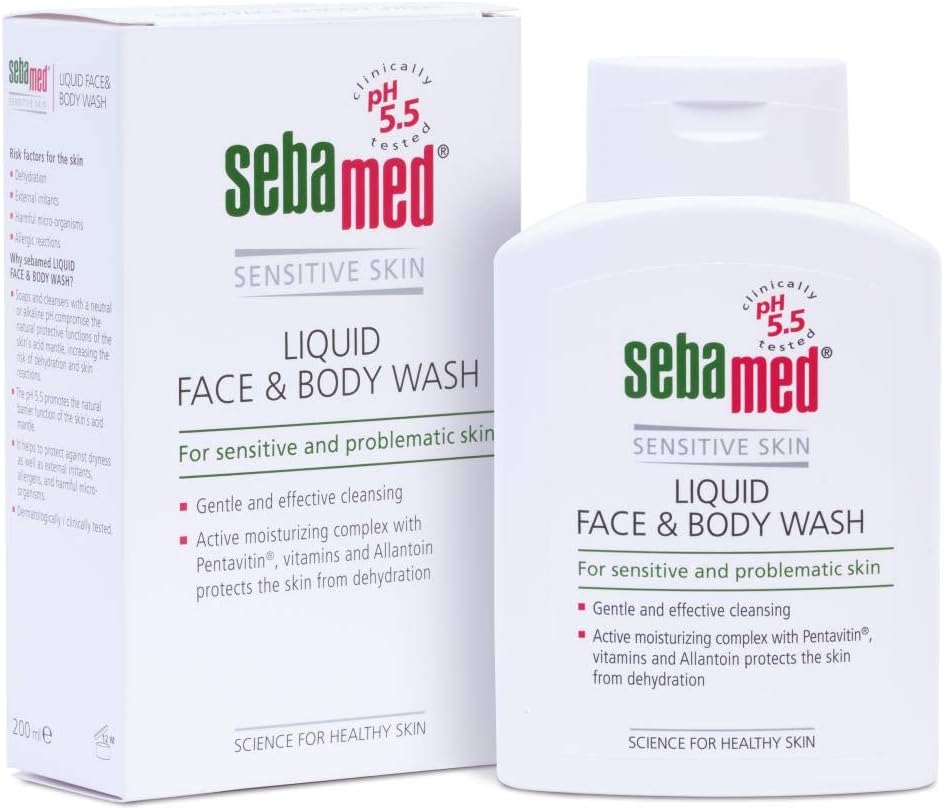 Sebamed Liquid Face & Body Wash 200Ml